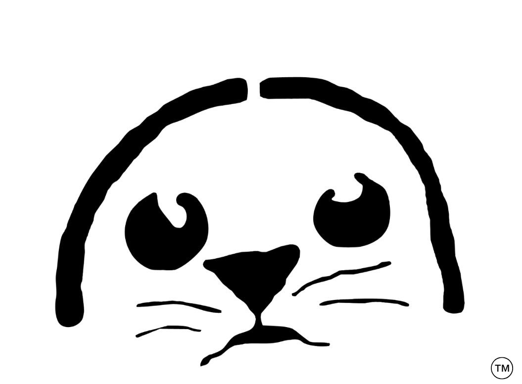 BitPhoque -- a hand-drawn harbor seal